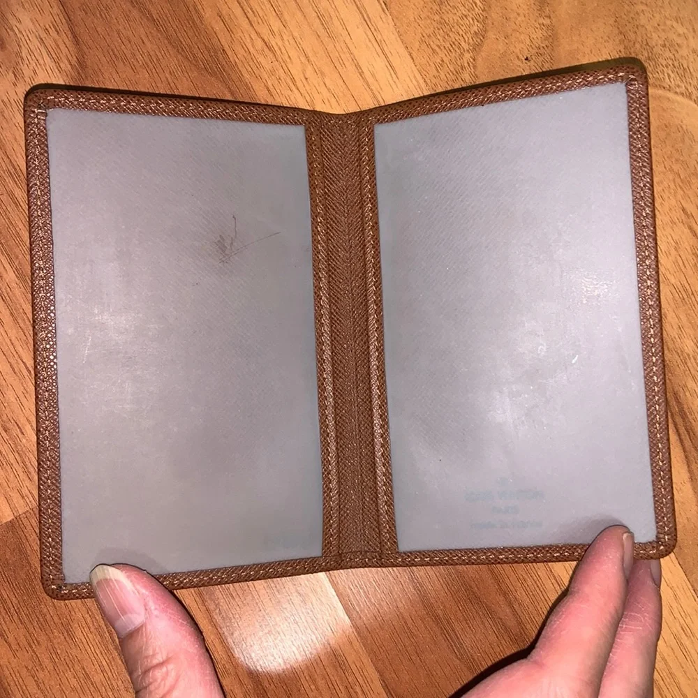 Authentic Louis Vuitton Taiga Leather ID / Card Holder